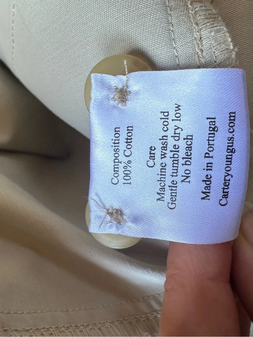 Carter young Big Ben Chinos - Pale Khaki size 36